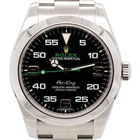 rolex air king automatic|used rolex air king 40mm.